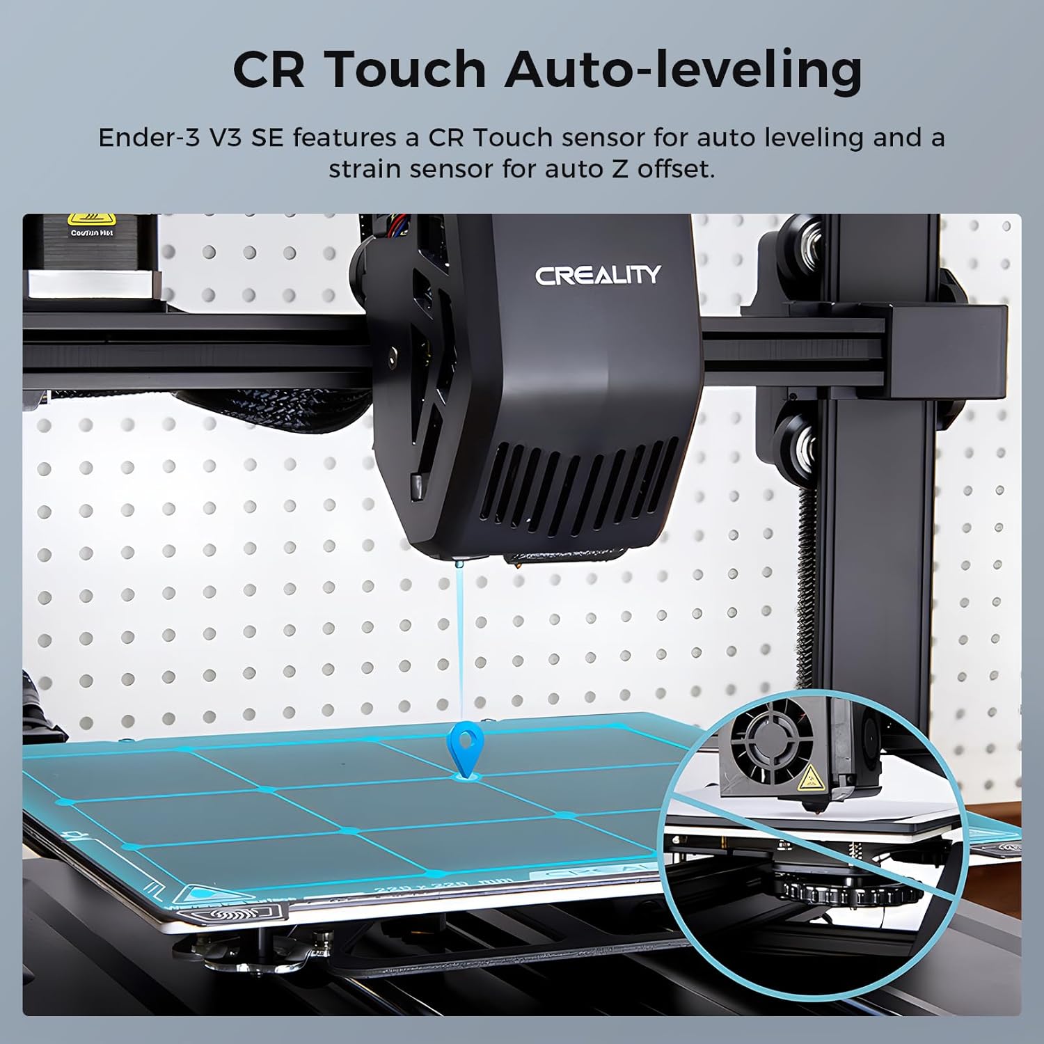 Creality Ender-3 V3 SE 3D Printer with Sprite Direct Extruder and CR Touch I24143