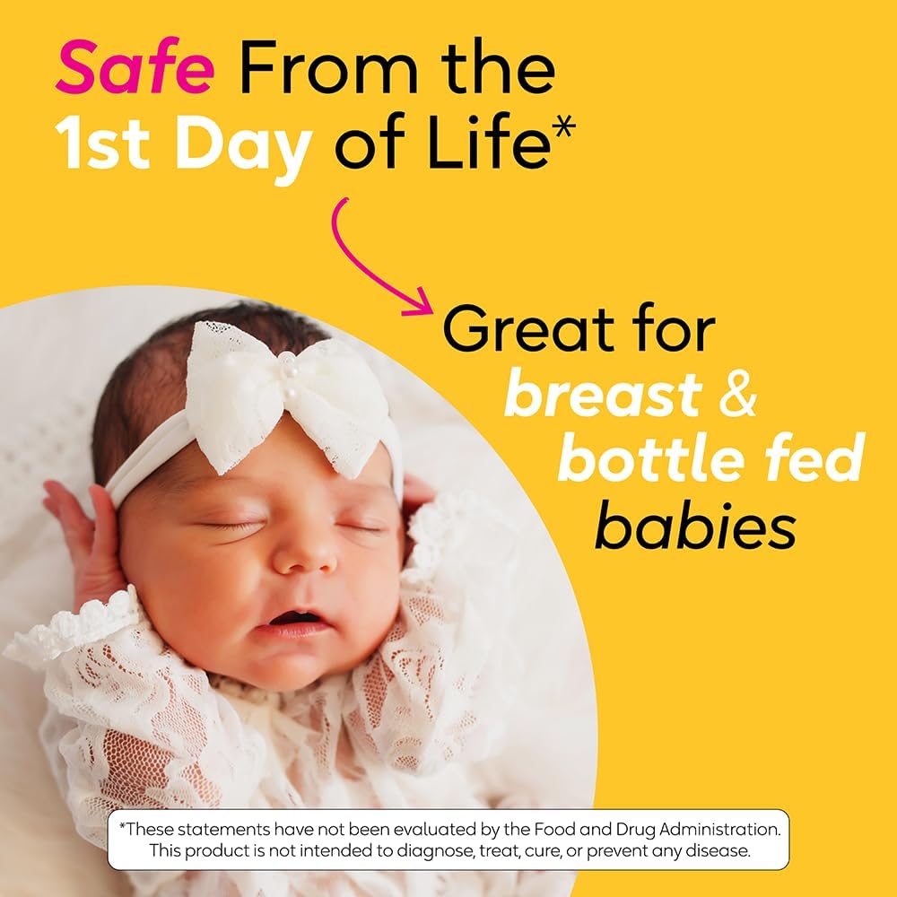 BioGaia Baby Probiotic Drops for Colic & Gas Relief, Safe for Newborns A9333