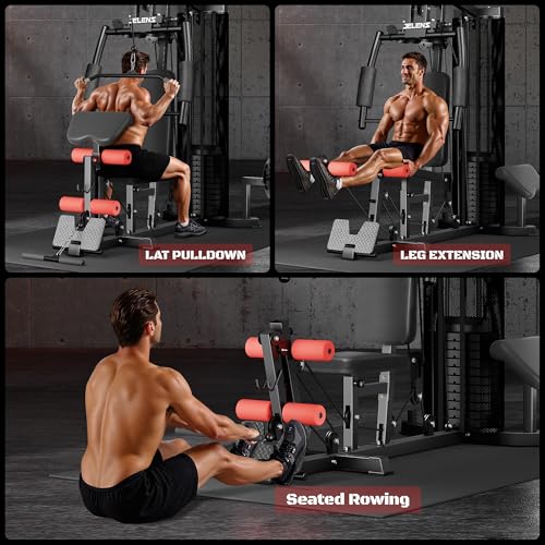 H11 Home Gym Equipment with 150LBS Weight Stack and Pulley System V316198