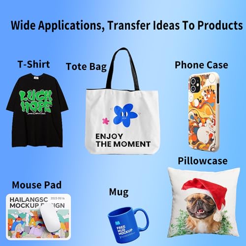 Pinckney Cartridge-Free Super-Tank Printer with Sublimation Ink Bundle, White C472