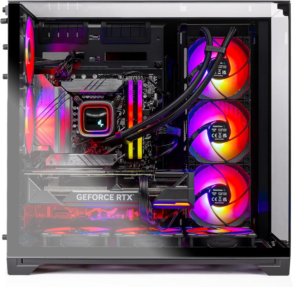 Skytech O11V Gaming PC Desktop, Ryzen 7 7700X, RTX 4070 Ti Super, 32GB DDR5, 1TB SSD Y2363