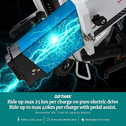Gotrax EBE1 16" Folding Electric Bike, 500W, 25 Mile Range X158393