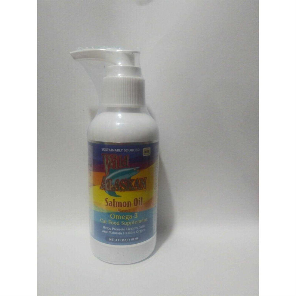 Wild Alaskan Salmon Oil Omega 3 Cat Food Supplement Z796