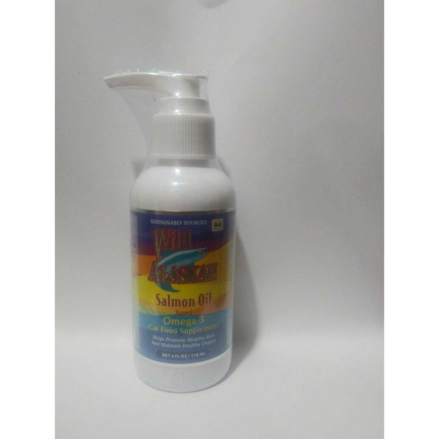 Wild Alaskan Salmon Oil Omega 3 Cat Food Supplement Z796