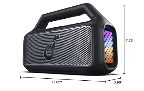 soundcore Boom 2 By Anker Outdoor Speaker, 80W, IPX7 Waterproof T558