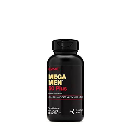 GNC Mega Men 50 Plus 120 Caplets T237