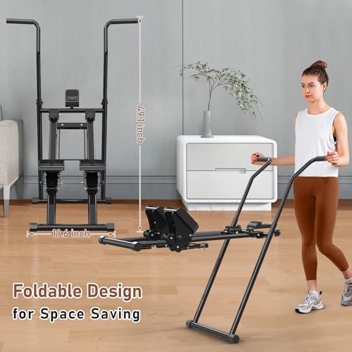 Foldable Stair Stepper with Large Pedal for Home Workout O485893