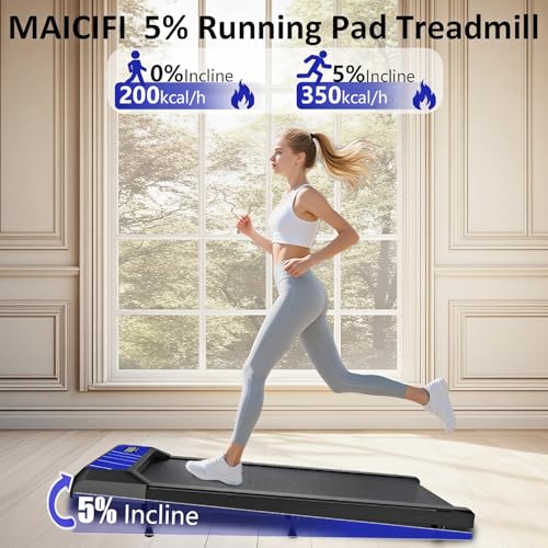 Walking Pad Treadmill with Incline for Home Office, 2.5 HP Portable I143989