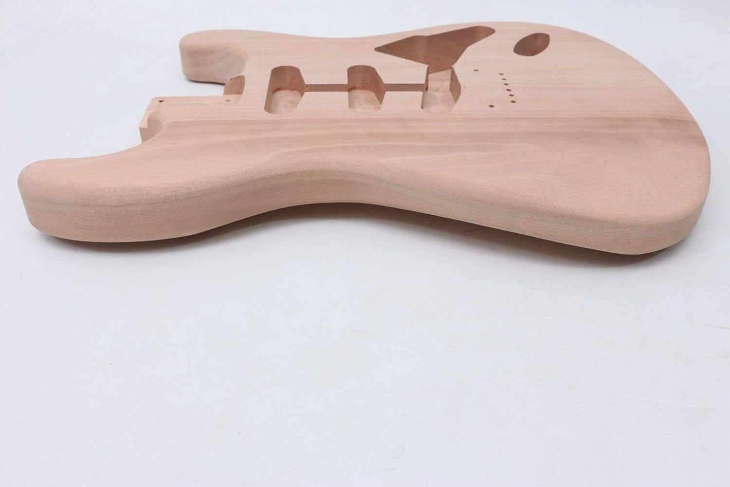 Mahogany Unfinished SSS Electric Guitar Body Blank R3338
