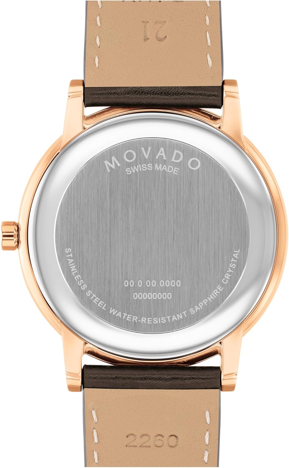 Movado Museum Classic Men's Watch - Swiss Quartz, Calfskin Strap, 42mm C392