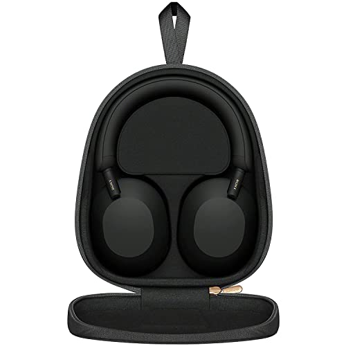 Sony WH1000XM5/S Wireless Noise Canceling Headphones with Hard Case and Stand T201