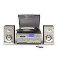 Crosley Eclipse Entertainment Center Vinyl Record Player with Speakers with wireless Bluetooth - Audio Turntables