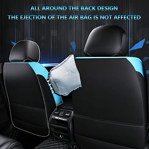 Car Seat Cover for Toyota Camry 2000-2023, Waterproof Leather, 5 Seats D24108