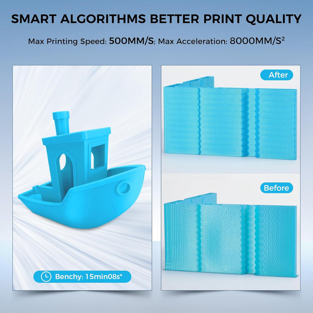 Creality Ender 3 V3 KE 3D Printer High-Speed Printing with Hyper PLA White P160389