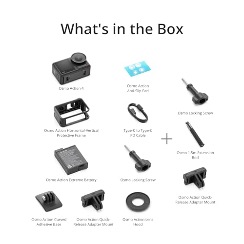 DJI Osmo Action 4 Standard Combo, 4K/120fps Waterproof Action Camera Z960