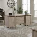 Sauder® Summit Station 66"W Executive Computer Desk, Laurel Oak