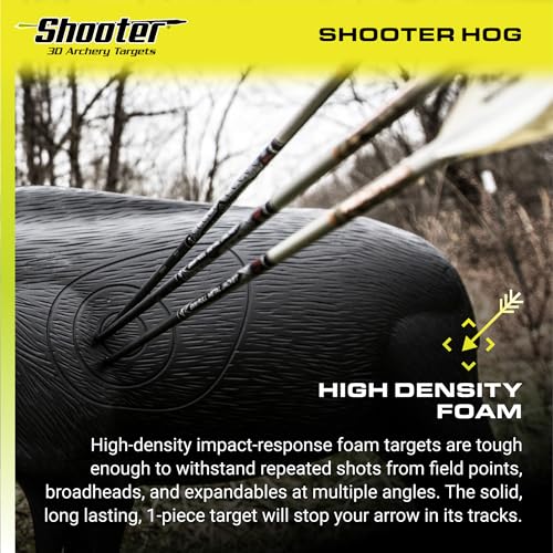 Shooter Field Logic 3D Archery Hog Target, Black Q102