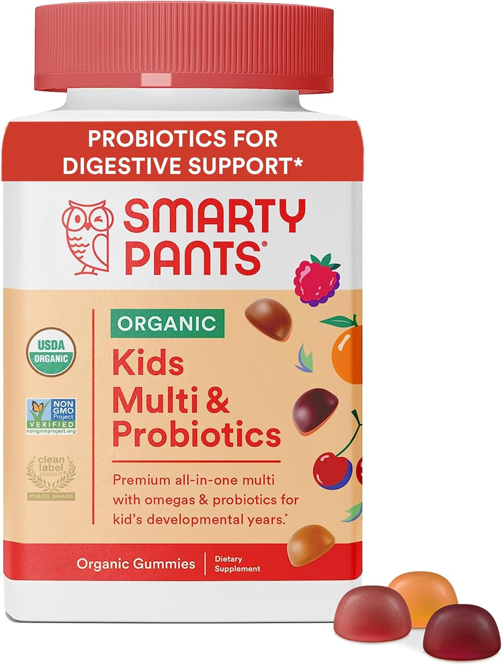 SmartyPants Organic Kids Multivitamin Gummies & Women's Multivitamin Gummies H4563
