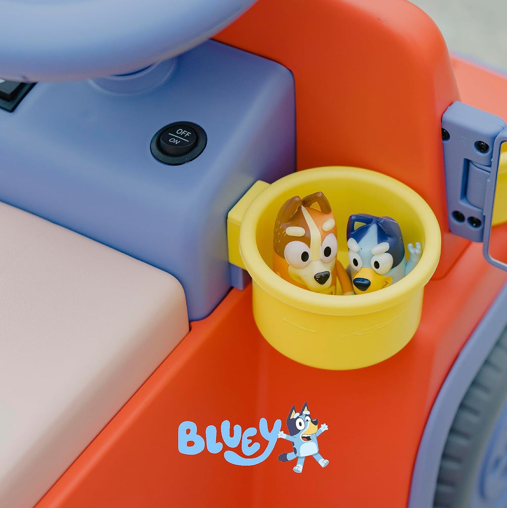 Bluey 6V Ride On Car for Toddlers with Music & Rechargeable Battery R5639