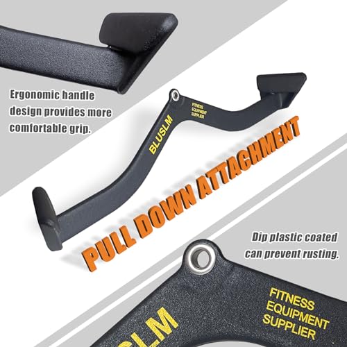 LAT Pull Down Bar for Cable Machine, Tricep Strength Training Handle M7875