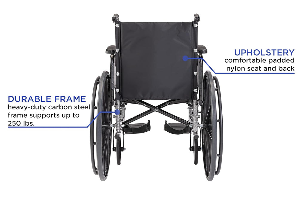 Invacare Tracer SX5 Wheelchair for Adults, 22 Inch Seat, Folding B264986