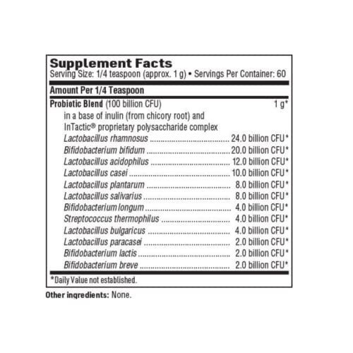 Klaire Labs Ther-Biotic Complete Probiotic Powder - 100 Billion CFU - 60 Servings P942132
