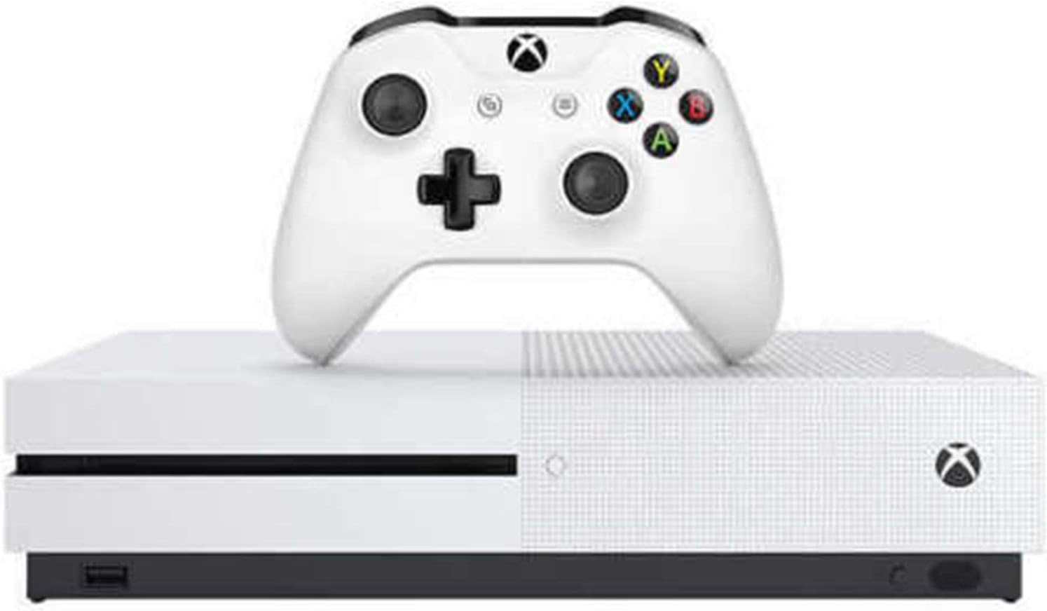 Xbox One S 512GB SSD Bundle with 2 Wireless Controllers - White E8319