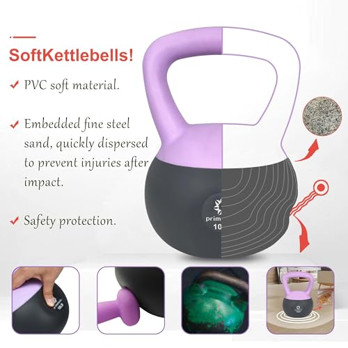 Soft Kettlebell 20lbs Anti Slip Hand Weight for Home Workout O994554