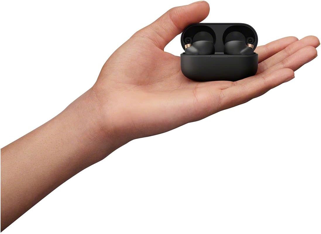 Sony WF-1000XM4 Truly Wireless Noise Cancelling Headphone with Mic, Bluetooth, Black/Copper O522