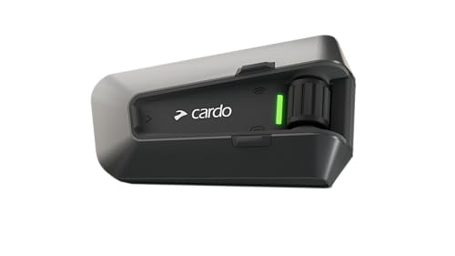 Cardo PACKTALK Edge Motorcycle Bluetooth Headset Intercom - Single Pack, Black T745612