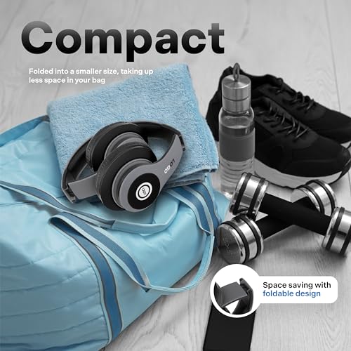 iJoy Bluetooth Headphones Over Ear Foldable Wireless Headset with Microphone E48931