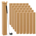 Qilery 30 Pcs Tall Corrugated Boxes Moving Boxes Shipping Boxes Corrugated Packaging Boxes for Golf Club Shipping, Packaging, Moving, Storage Home or Business (4x4x40 Inches)