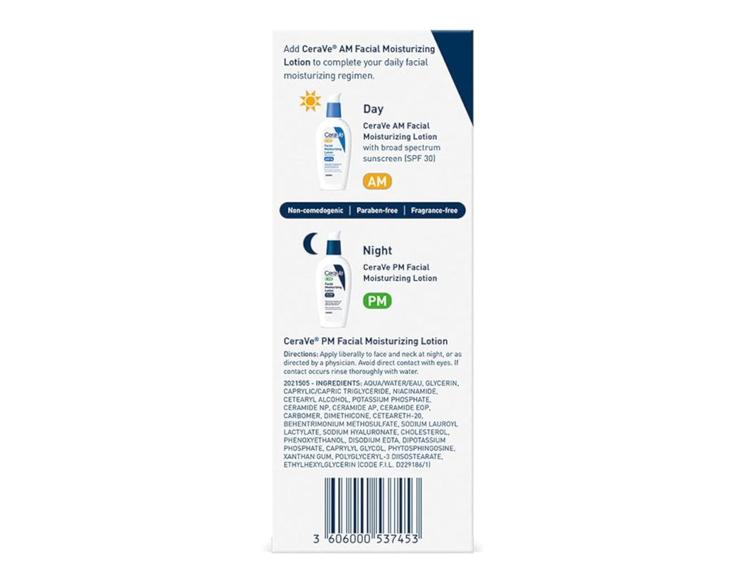 Cerave Facial Moisturizing Lotion PM 3 Oz (2 Pack) Y384630