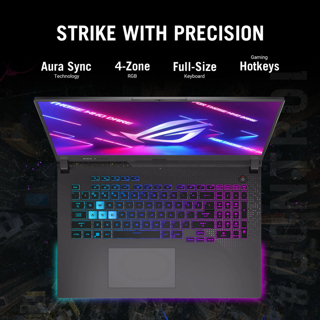ASUS ROG Strix G17 (2023) 17.3” QHD 240Hz Gaming Laptop, Ryzen 9, RTX 4060, 16GB RAM, 1TB SSD D25416