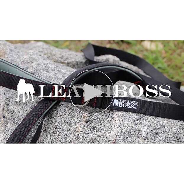 Leashboss Heavy Duty Dog Leash for Large Dogs with Double Handle Training Lead T7385