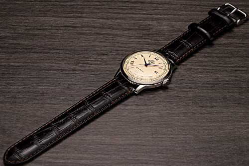 Orient Men's Bambino Ver. 2 Japanese Automatic Stainless Steel and Leather Dress Watch P14765