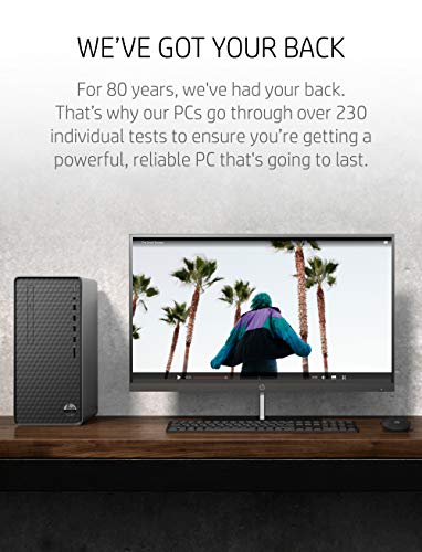 HP Desktop PC, AMD Ryzen 3, 8GB RAM, 512GB SSD, Windows 11 Home, Black C711249
