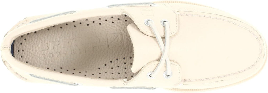 Sperry Men's Authentic Original 2-Eye Boat Shoe, White, 10 M US I363
