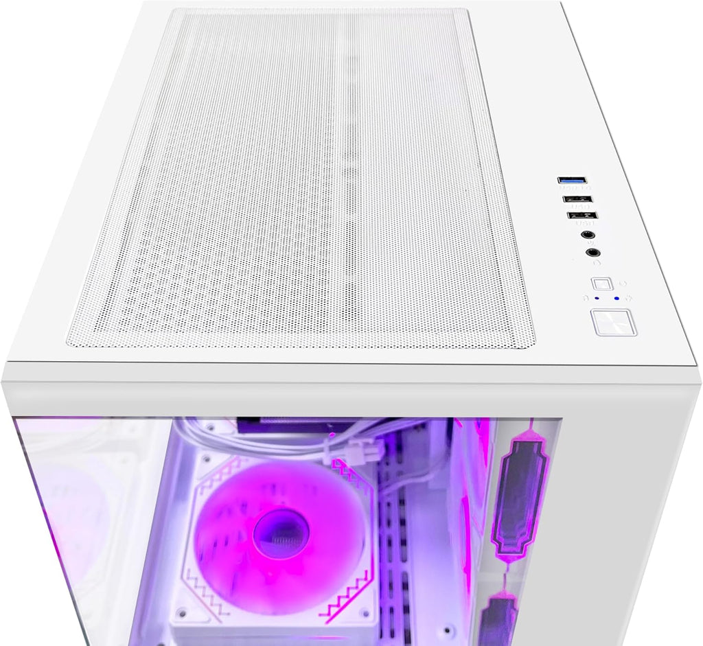 Panorama Gaming PC Desktop - AMD Ryzen 5 5600G, RX 6650 XT 8GB, 32GB RAM, 1TB SSD, White O3157
