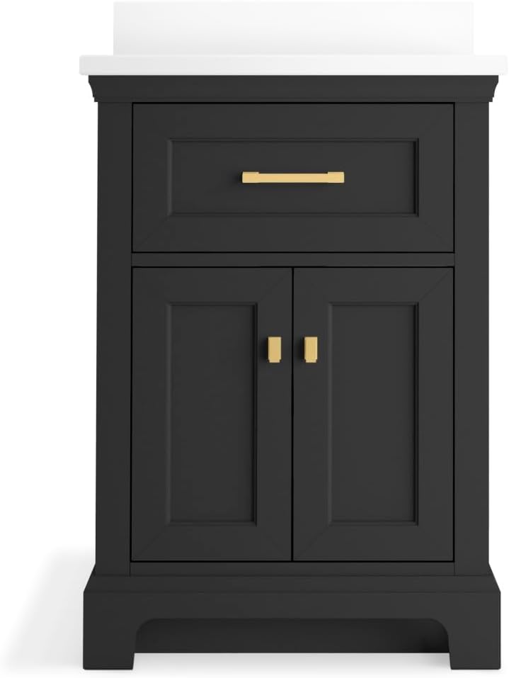KOHLER Charlemont 24 in. Bathroom Vanity with Sink and Quartz Top J823937