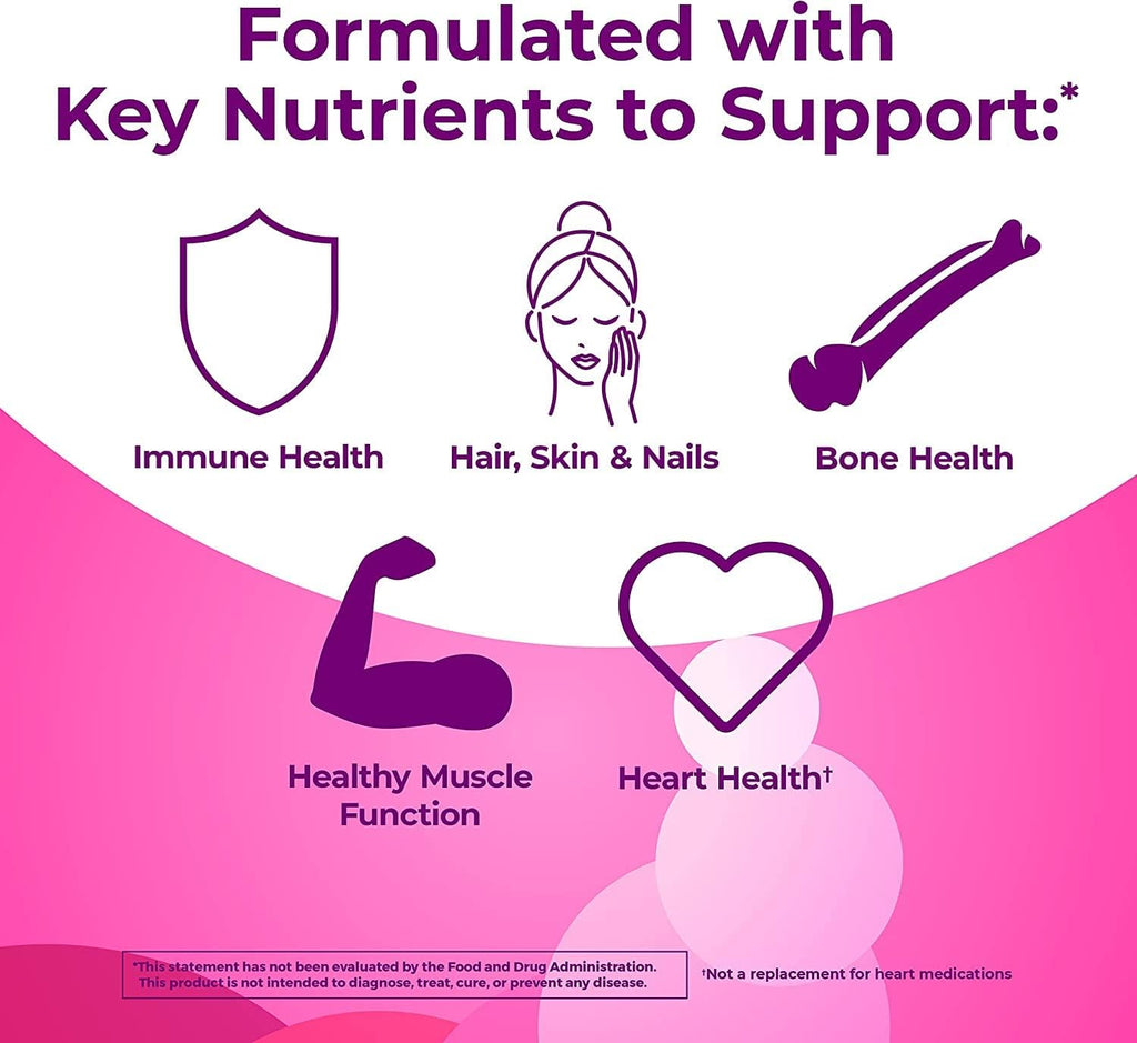 ONE A DAY Multi+ Hair, Skin & Nails Multivitamin Gummy, 120 Count E43224