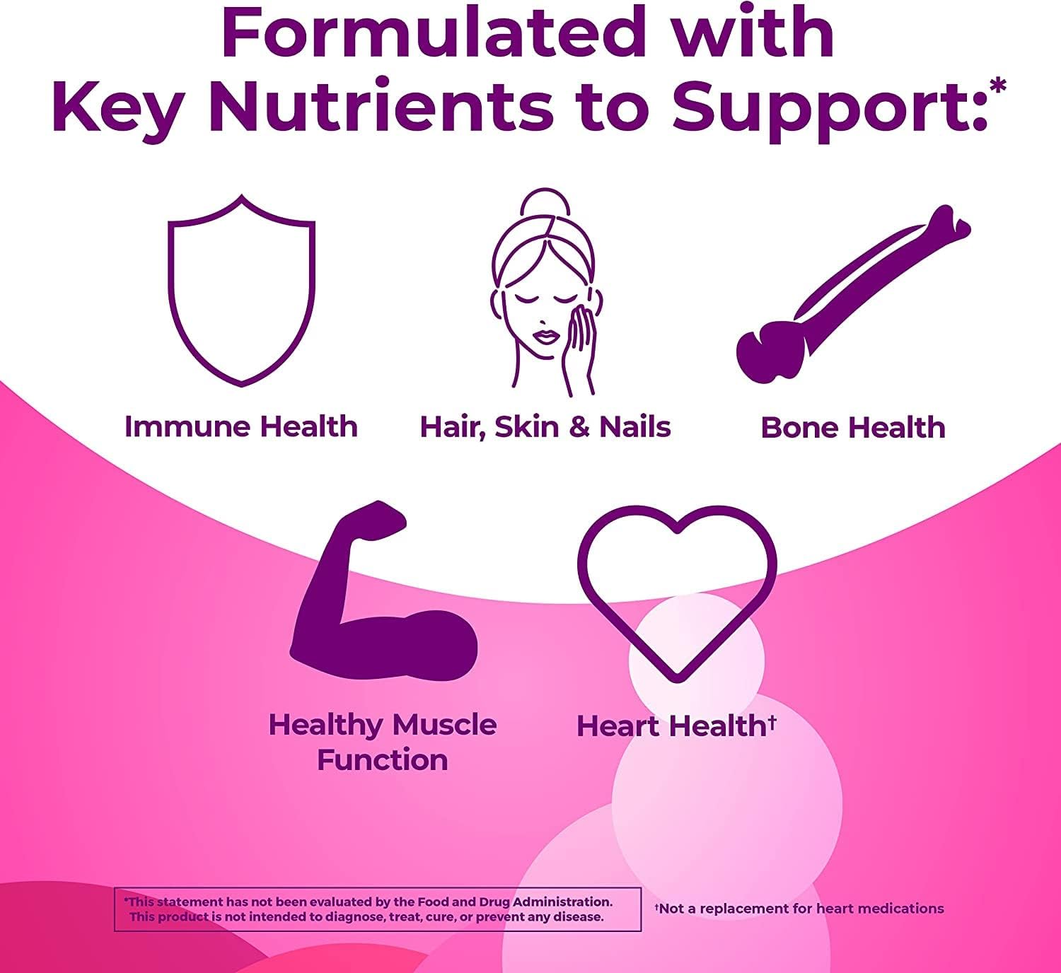 ONE A DAY Multi+ Hair, Skin & Nails Multivitamin Gummy, 120 Count E43224