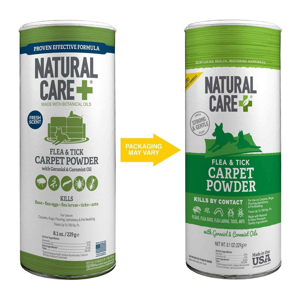 Natural Care Flea and Tick Carpet Powder for Rugs, Carpet, and Pet Bedding K626619
