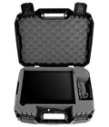 CASEMATIX Green Travel Case Compatible with Xbox One X 1TB Enhanced 4k HDR Gaming Console, Controller, Cables and Games with Impact Resistant Shell
