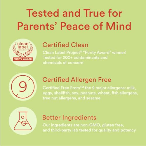 SmartyPants Kids Multivitamin & Fiber Gummies, Omega 3, Vitamins D3, C, B12, Zinc, 90 Count U9500