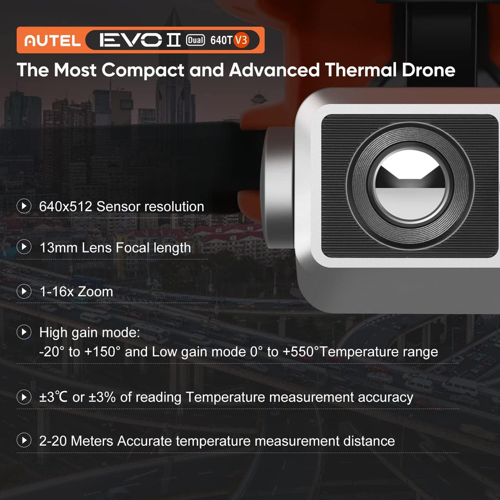 Autel Robotics EVO II Dual 640T V3 Thermal Imaging Drone O562