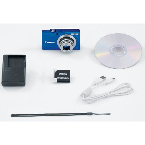 Canon PowerShot A4000 16.0 MP Digital Camera with 8X Optical Zoom, 3.0-Inch LCD (Blue) X4515
