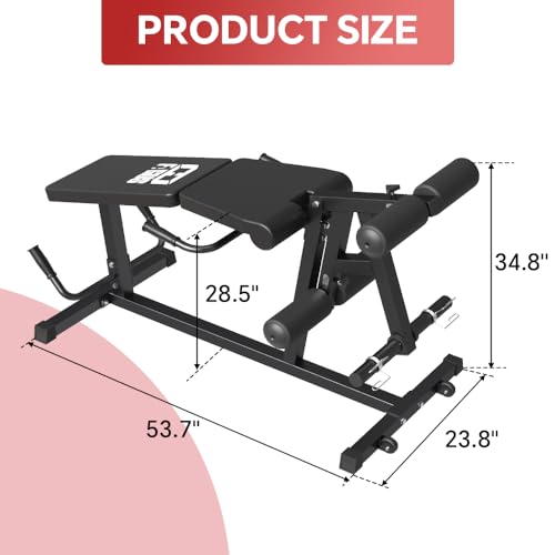 Seated Leg Extension and Lying Leg Curl Machine for Home Gym F986