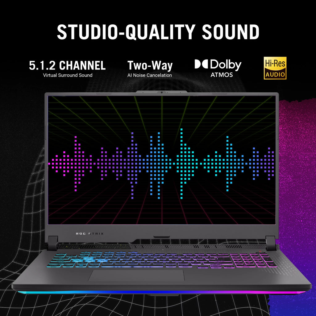 ASUS ROG Strix G17 (2023) 17.3” QHD 240Hz Gaming Laptop, Ryzen 9, RTX 4060, 16GB RAM, 1TB SSD D25416