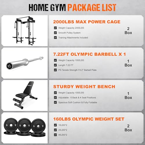 WM3-V4 Folding Wall Mounted Squat Rack with Dual Pulley System L11563